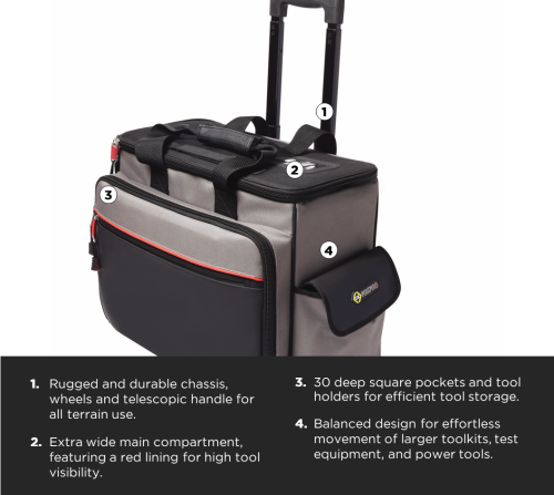 C.K Magma MA2638 Test Equipment Case - Multi-Colour